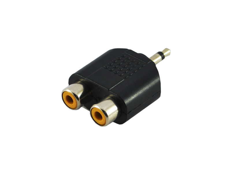 3.5mm Male (Mono) to 2xRCA Female Converter - Image 2